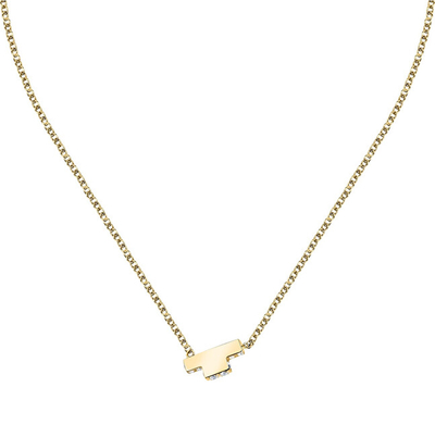 Qafore minimaliste për femra Trussardi T-Logo, e artë