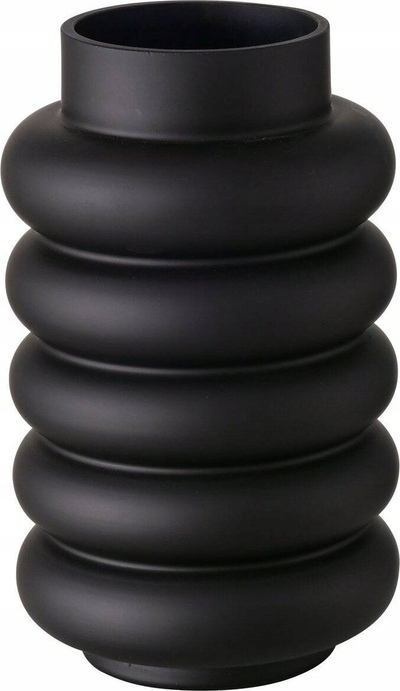 Vazo dekorative Boltze Home Ribbo, Ø15 cm, 25 cm, e bardhë
