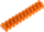 Bllok elektrik Simet KE-LTF12-4.0, 12 pole, 1.5-4 mm², portokalli