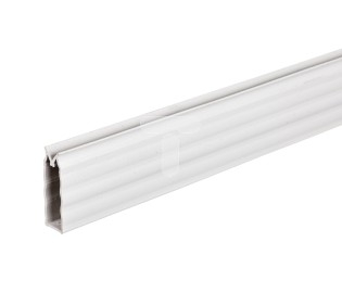 Kapak mbrojtës për shina elektrike, 10mm, gjerësi deri 30mm, i bardhë