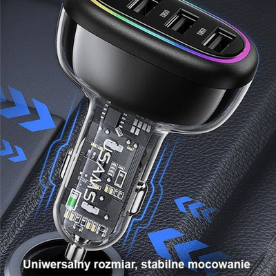 Karikues makine Usams US CC170, 1x USB C 3x USB A, 48W PD, i zi
