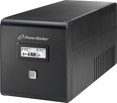 UPS PowerWalker VI 2200 LCD, 2200VA, me ekran LCD, ngjyrë e zezë