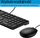 Set tastierë dhe mi HP Desktop 320MK, me kabllo, layout italian, i zi