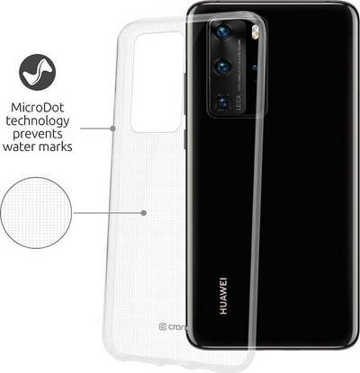 Maskë telefoni Crong Crystal Slim Cover Huawei P40, transparente, universale