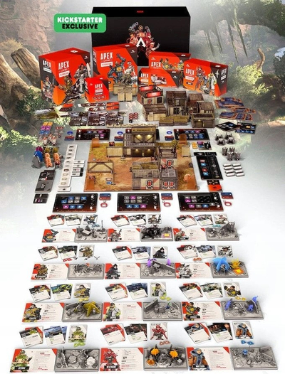 Lojë tavoline Glass Cannon Unplugged Apex Legends Core Box, 2 6 lojtarë, 60 90 minuta, multikolor