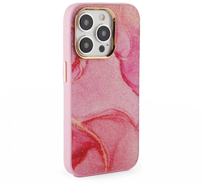 Mbrojtëse e pasme iLike për iPhone 15 Pro, dizajn me diamante, e kuqe