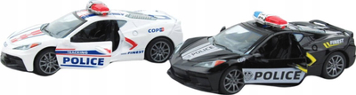Makina lodër policie Dromader 1329850, die-cast, dritë dhe tingull, shumëngjyrëshe