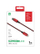 Kabllo kariku për telefon AMAZINGthing SupremeLink, Lightning në USB-C, 1m, e kuqe