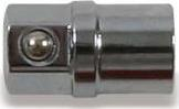 Адаптер за битови Бета 123E1/4, за приклучок 1/4", за клуч 10 mm, метален сребрен