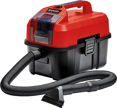 Fshesë industriale Einhell TE-VC 18/10, pa kabllo, sistem Power X-Change, e kuqe