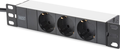 Kabinet rrjeti muror Digitus DN-10-SET-3-B, 10\", 12U, i zi