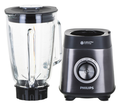 Blender me gotë Philips HR3040/00, 1200W, 2L, i zi