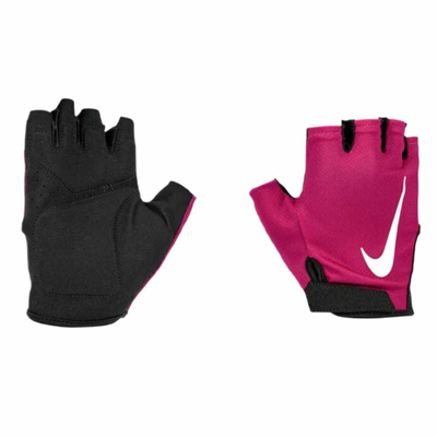 Dorezat e palestrës Nike Gym Essential 2024, pa gishta, për femra, të zeza/fuksia