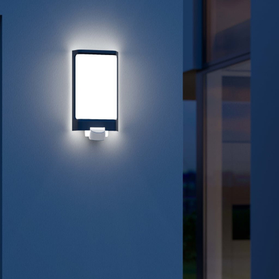 Aplike muri Steinel L 240 LED, 7.5W, me sensor lëvizjeje, antracit