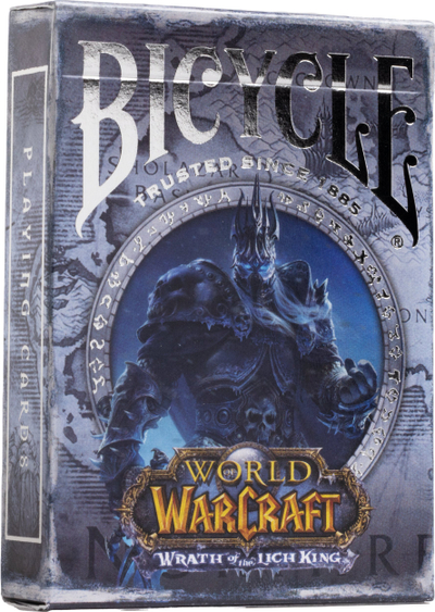 Letra loje Bicycle World of Warcraft Wrath of the Lich King, pako koleksioni, dizenjo me art zyrtar