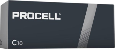 Bateri Duracell Procell Constant Power C, alkaline, paketim me 10 copë, gri