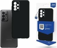 Futrollë telefoni 3MK Matt Case për Samsung Galaxy A23 4G A235, TPU, mbrojtje nga goditjet, e zezë