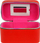 Kuti bojrash me pasqyrë Cosmetics Case With Mirror 3, 19x11x10 cm, me zinxhir, me shumë ngjyra