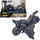 Lodër motor Batman DC Comics Batcycle, që kthehet, për figura 30 cm, blu e zezë