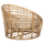 Kolltuk rattan natyral 103×92×81 cm (HM9814), bardhë