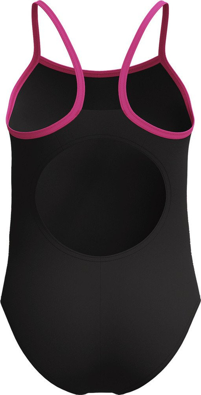 Kostum banje për goca Speedo Girls Plastisol Thinstrap, EnduraFlex, i zi rozë