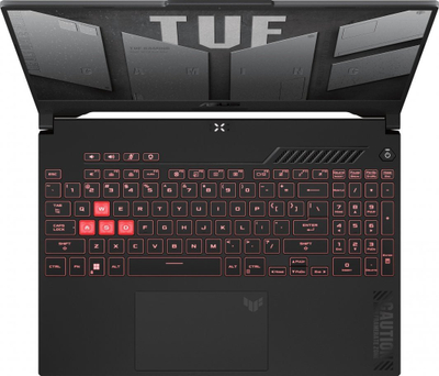 Laptop ASUS TUF Gaming A15, 15.6", AMD Ryzen 5 7535HS, 32 GB RAM, 512 GB SSD, NVIDIA GeForce RTX 4060, i zi dhe i hirtë