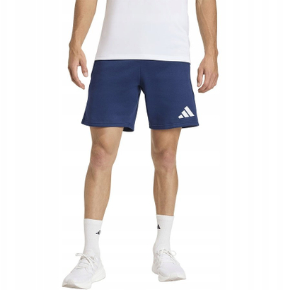 Pantallona të shkurtra sportive Adidas Entrada 26 për burra, fleece, blu