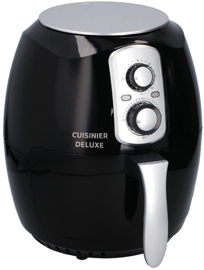 Fritezë me ajër Cuisinier Deluxe, 3.6L, 1400W, e zezë