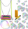 Set lodrash për flluska gjigante, shkopinj 16", litar 31", shumëngjyrësh