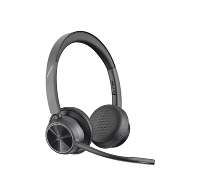 Kufje pa tela Poly Voyager 4320 UC, Bluetooth, stereo, të zeza