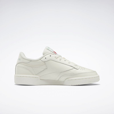 Патики Reebok Club C 85 Vintage W, кожа, за жени, бели