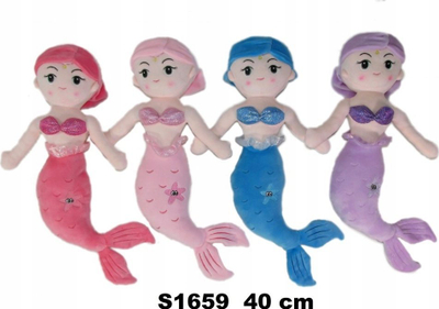 Lodër pelushi Sa Sun-Day Mermaid, 40cm, shumëngjyrëshe