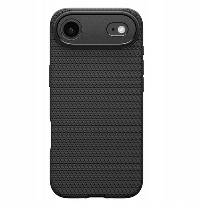 Kapak telefoni Spigen Liquid Air për iPhone 17 Pro, mat, i zi