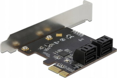 Картичка за проширување DeLOCK PCI Express x1, 4 SATA порти, low profile