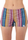 Shorce për femra Colour Pleasure CP-020 264, madhësia XS-S, të kaltra / verdha / rozë