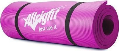 Tapet fitnesi Allright NBR 180, 180x60 cm, 1.5 cm, rozë