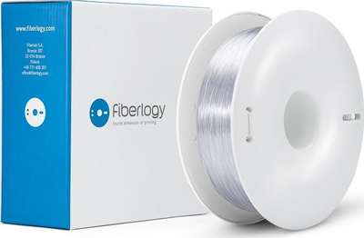 Филамент 3Д Fiberlogy Easy ABS Pure TR, 1,75 mm, 0,75 kg, транспарентен