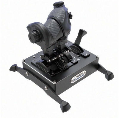 Throttle Virpil Controls CDT VMAX për simulator fluturimi, modul profesionist kontrolli, ngjyrë e zezë