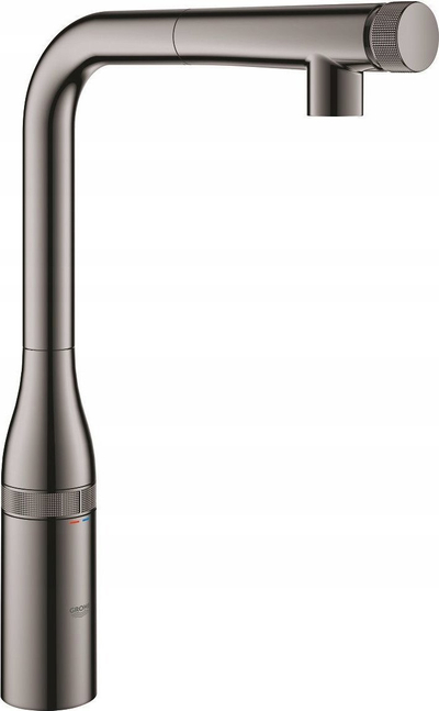 Rubinet kuzhine Grohe Essence SmartControl 31615A00, një rrugësh, montim mbi lavaman, grafit i errët