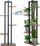 Stendë për lule Vilde Plant Stand, 5 kate, 116.5 cm, metal i zi me dru të errët