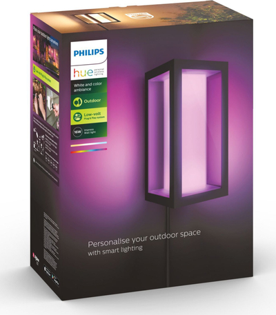 Llambë muri Philips Hue Impress, për ambient të jashtëm, shumëngjyrëshe