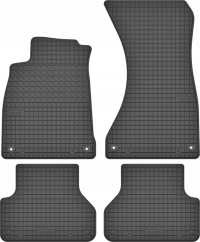 Tapete gome Cikcar për Audi A5 F5, set 4 copë, kundër rrëshqitjes, të zeza
