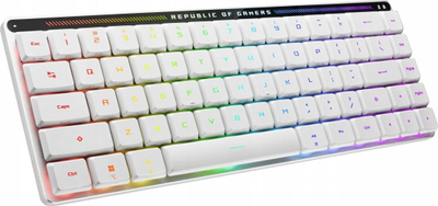 Tastierë Asus ROG Falchion RX Low Profile, pa kabllo, e bardhë