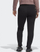 Trenërka Adidas ALL SZN Fleece Tapered Joggers për goca, me xhepa, me bel me gomë, e zezë