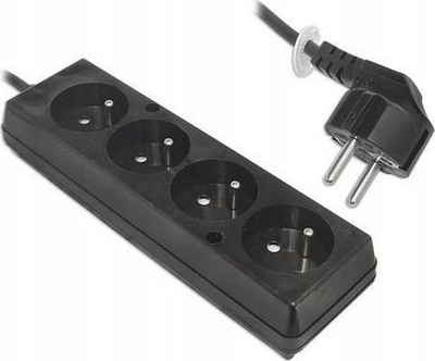 Prizë zgjatëse Plastrol PS-470, 4x, 10m 3x1.5mm², e bardhë