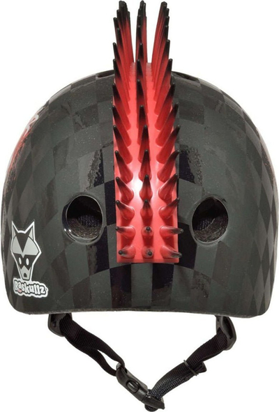 Kaskë biçiklete për kalamaj C-PREME Junior Skull Hawk, madhësia S 50-54 cm, me figura 3D, shumëngjyrëshe