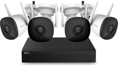 Set kamerash sigurie Imou Pro Kit NVR1104HS-W-S2 4-F22FE, Wi-Fi, 4 kanale, i bardhë