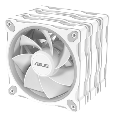 Set ventilatorësh ASUS Prime MR120 ARGB, 12 cm, 3in1, e bardhë