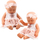 Kukull Baby Doll Lean Toys, 24 cm, me aksesorë, rozë
