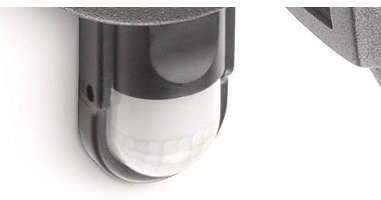 Aplikë muri për jashtë Philips CreekUP me sensor levizje, 1xE27 60W, IP44, e zezë